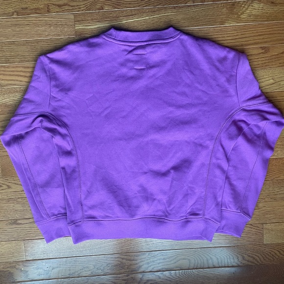 NEW! GAP Kids Purple Glitter Sparkle Star Sweatshirt (Size XXL/14-16) NWT - Picture 3 of 5